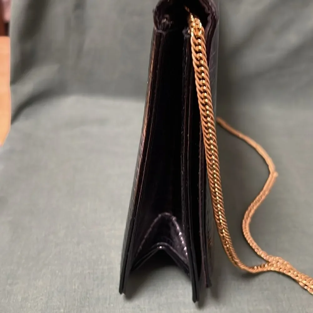 Elegant Black Shoulder or Clutch Bag Unbranded